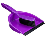 Purple Dustpan And Brush
