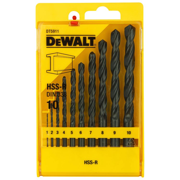 Standard twist drill bits (Black & Gold coated)