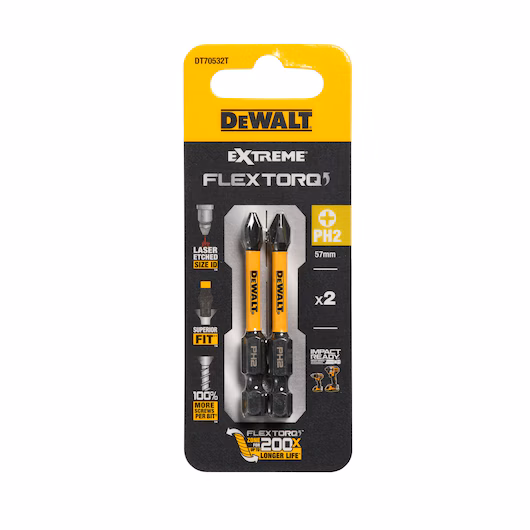 FlexTorq™ screwdriver bits & driver bit sets